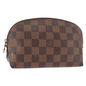 LOUIS VUITTON Damier Ebene Pochette Cosmetic PM Pouch